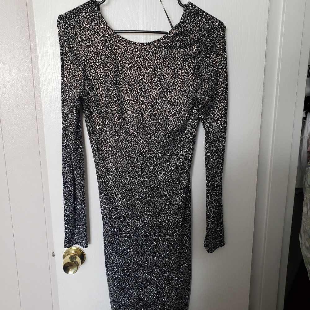 Off Shoulder Mid Length Dress
